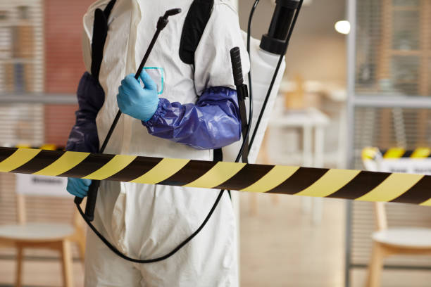 Professional Blood Cleanup technician working in Newark, IL